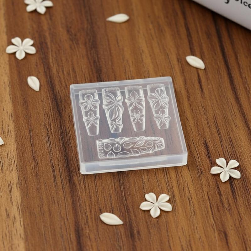 Nail Stamping Plate - Cetakan Seni Kuku Silikon yang Dapat