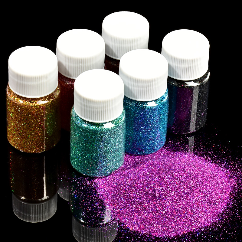 Nail Art Overlay - 30ML DIY Umpan Pancing Laser Glitter