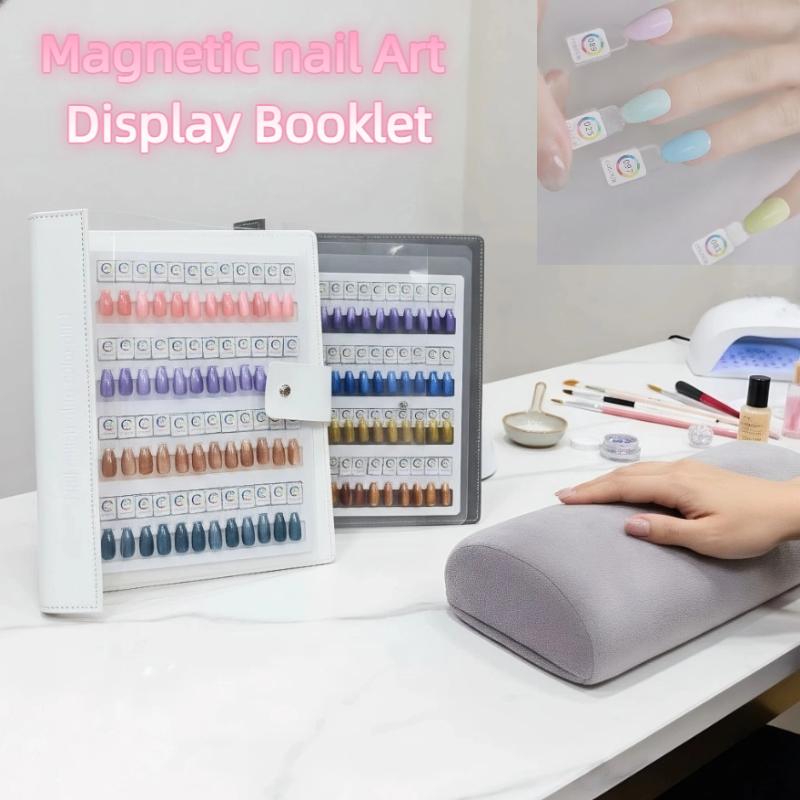 Nail Art Overlay - 48/96/144/192 Warna Buku Sampel Kuku Magnetik