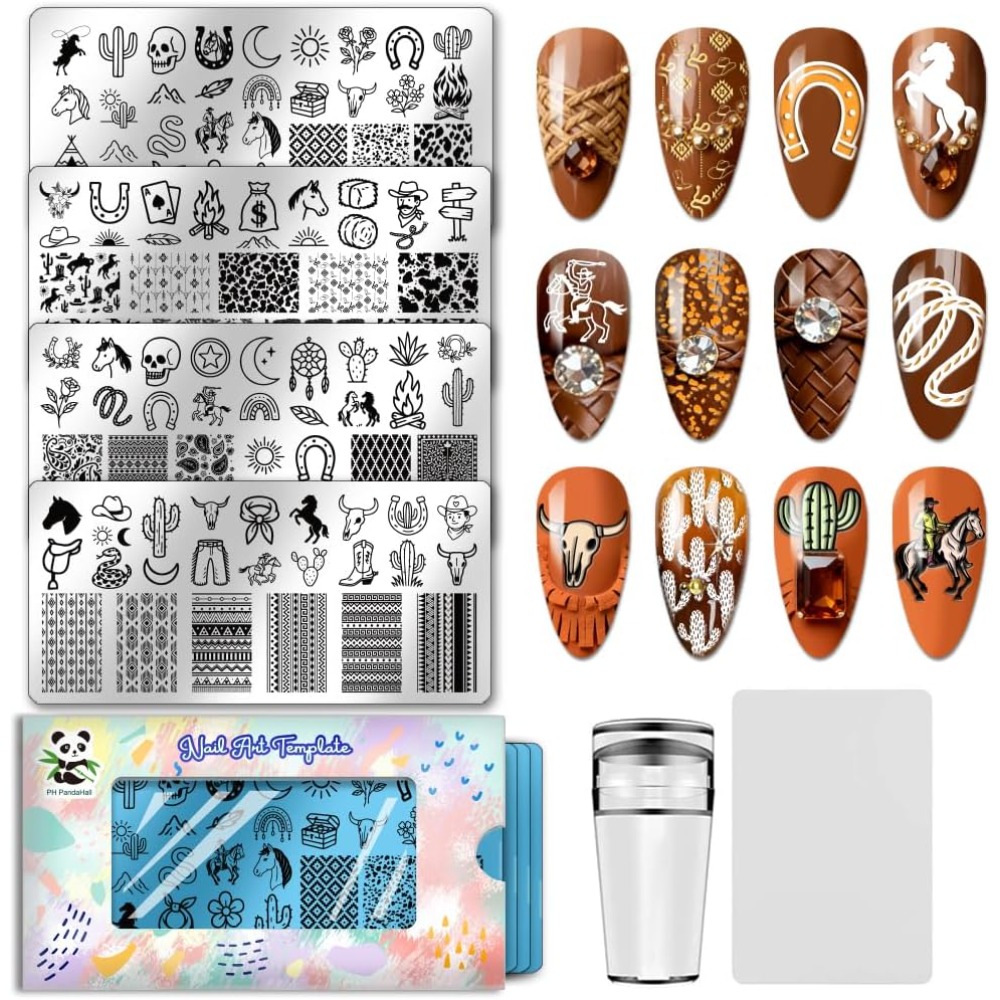 Nail Stamping Plate - Alat Template Seni Kuku DIY dari