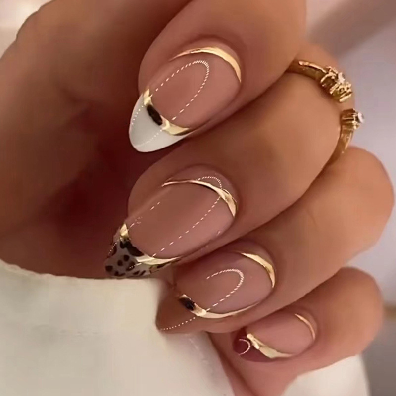 Nail Art Overlay - Kuku palsu ukuran sedang untuk wanita