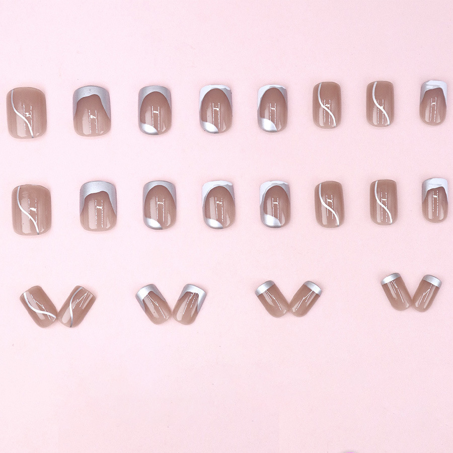 Kuku palsu pendek untuk wanita - Nail Art Overlay ulasan dan harga