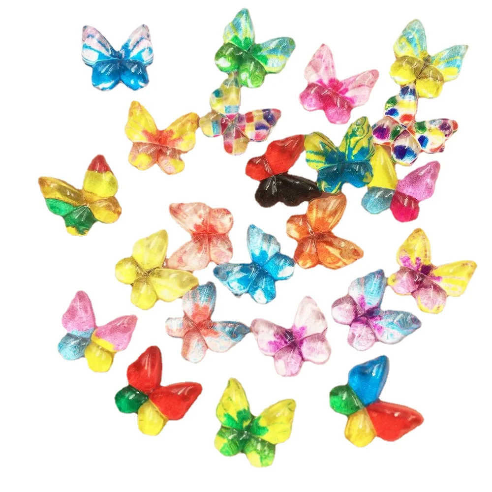 Resin Glitter warna-warni 10mm - Nail Art Overlay ulasan dan harga