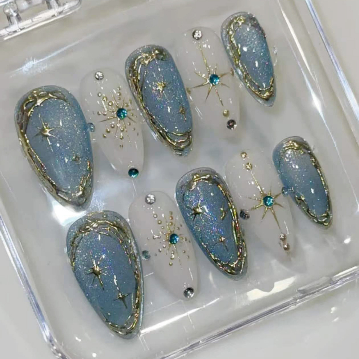 24pcs Gilded Starlight Stick o - Nail Art Overlay ulasan dan harga