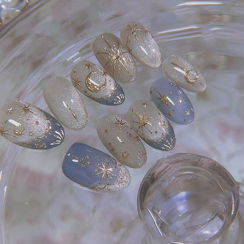 24pcs Gilded Starlight Stick o - Nail Art Overlay ulasan dan harga