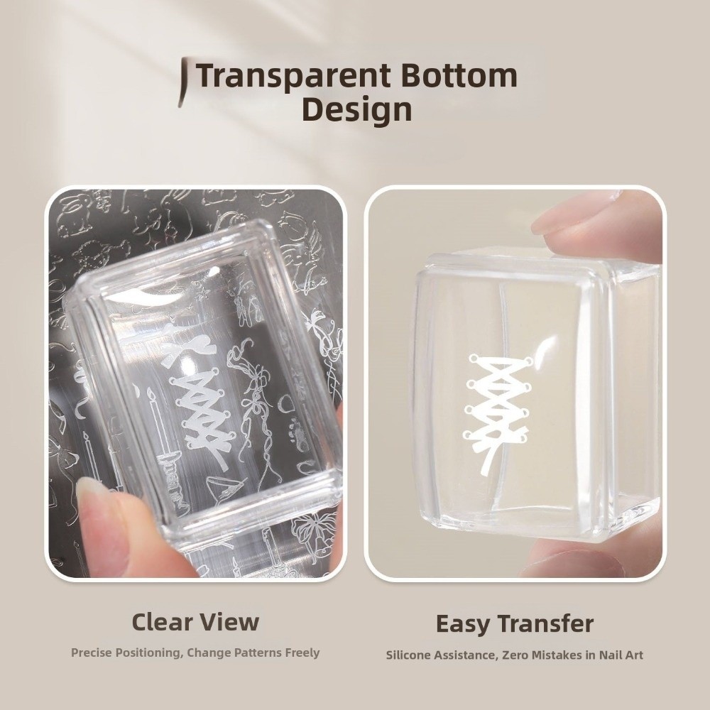 Pelat Stamping Kuku Transparan - Nail Stamping Plate ulasan dan harga