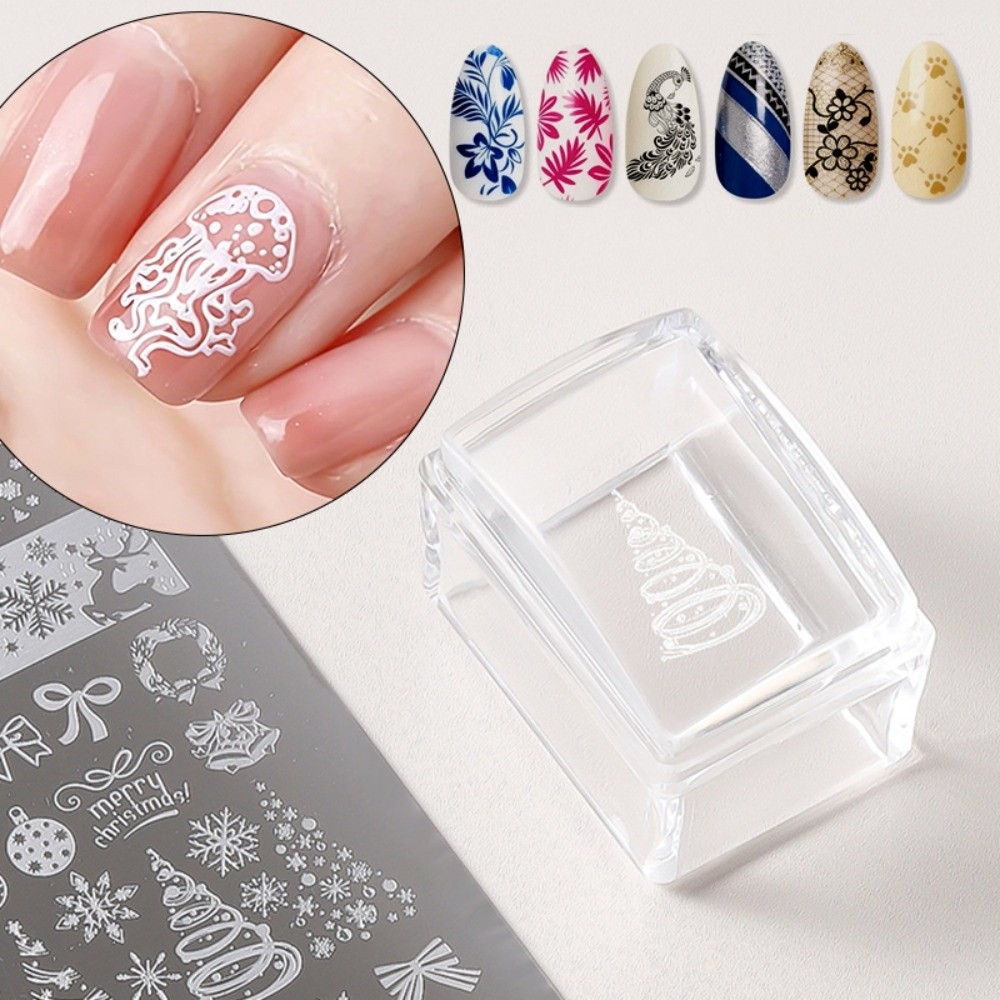 Pelat Stamping Nail Art Transp - Nail Stamping Plate ulasan dan harga