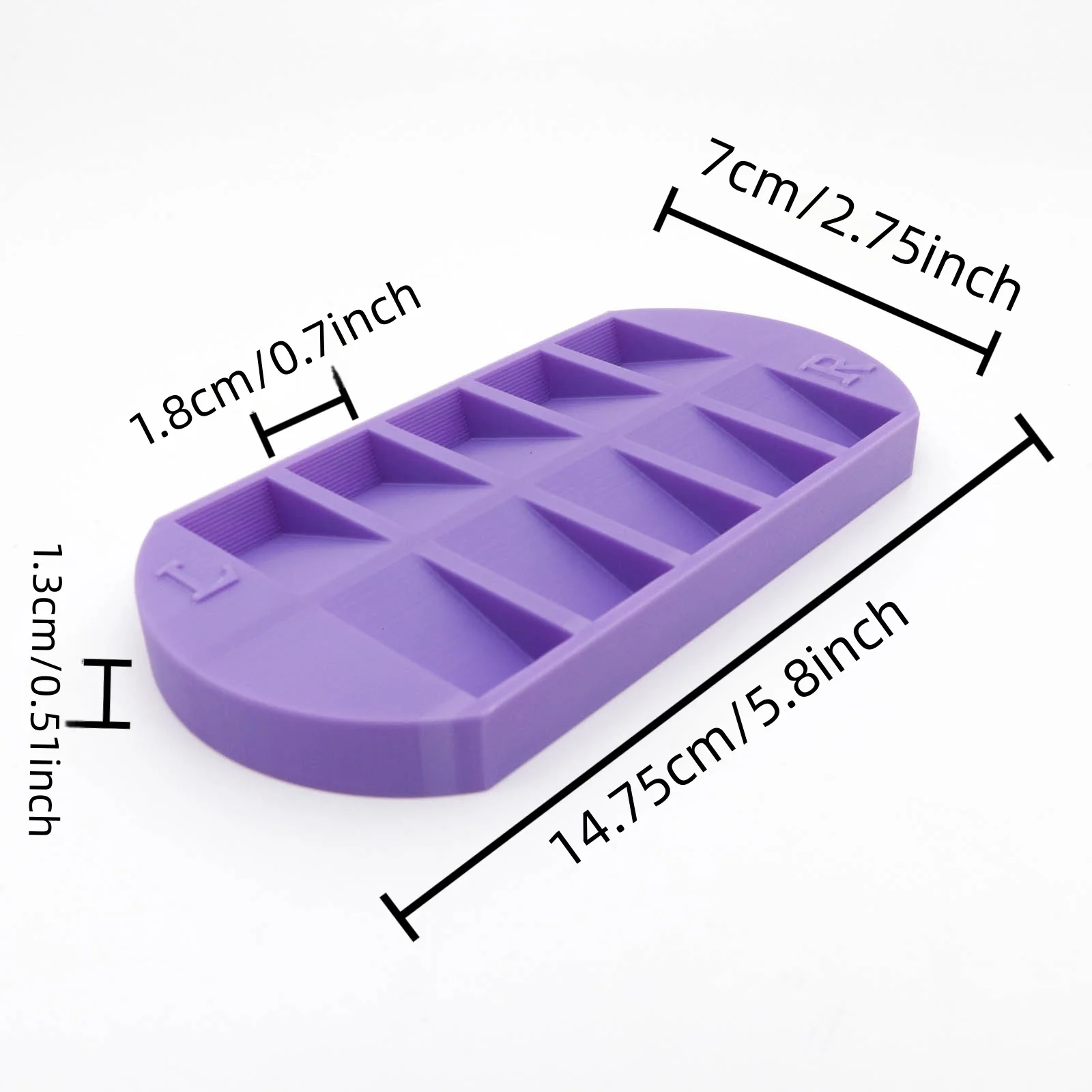 Baki Penyimpanan Tip Kuku 8-Gr - Nail Art Overlay ulasan dan harga