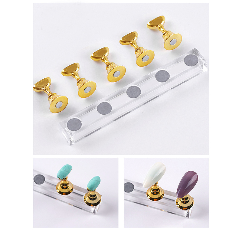 5/30 Buah/Set Tempat Kuku Magn - Nail Art Overlay ulasan dan harga