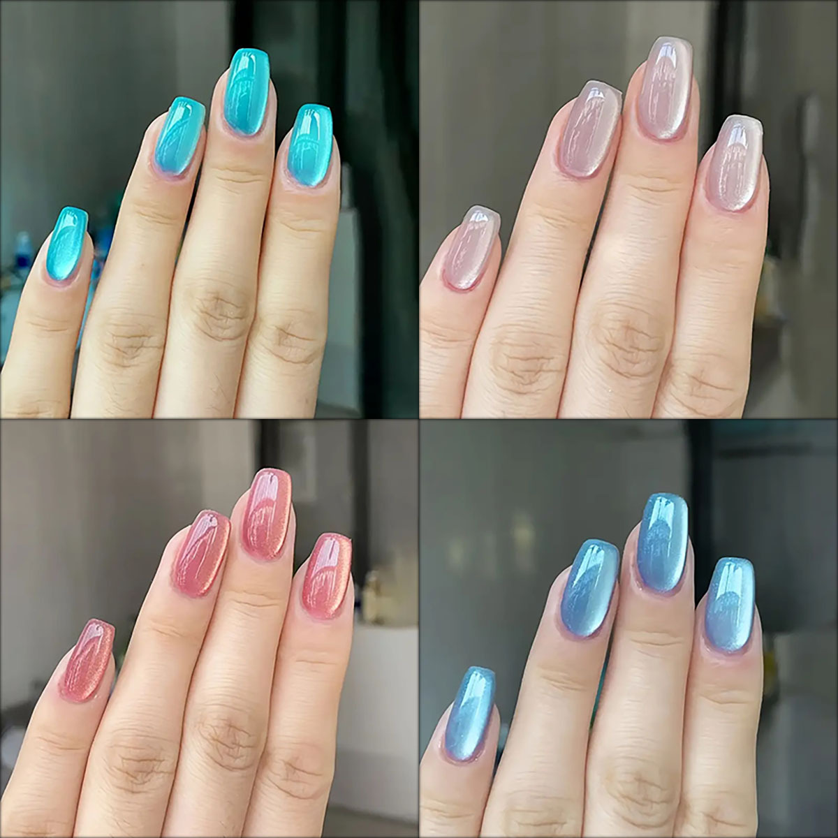Kuku palsu balet persegi pende - Nail Art Overlay ulasan dan harga