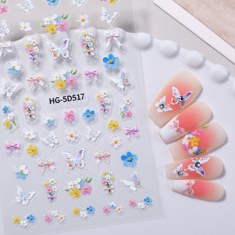 Dekorasi Kuku Kelopak Bunga Be - Nail Art Home Service ulasan dan harga