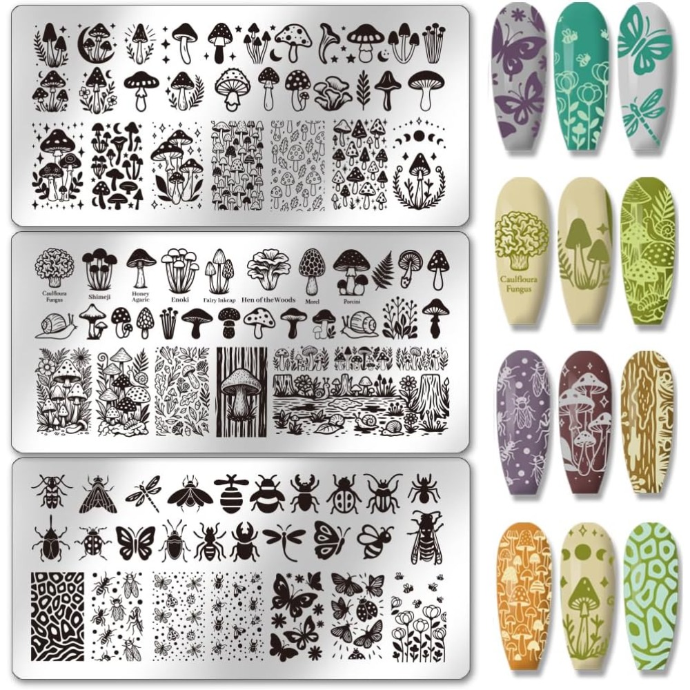 Alat Template Seni Kuku DIY da - Nail Stamping Plate ulasan dan harga