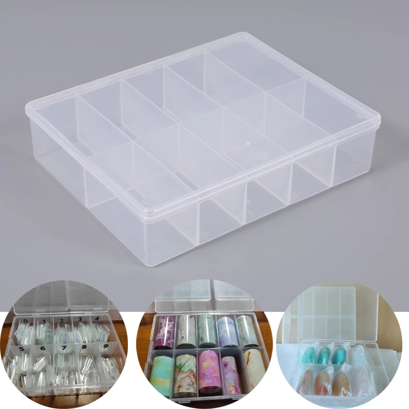 10 Grid Kotak Penyimpanan Beni - Nail Art Overlay ulasan dan harga