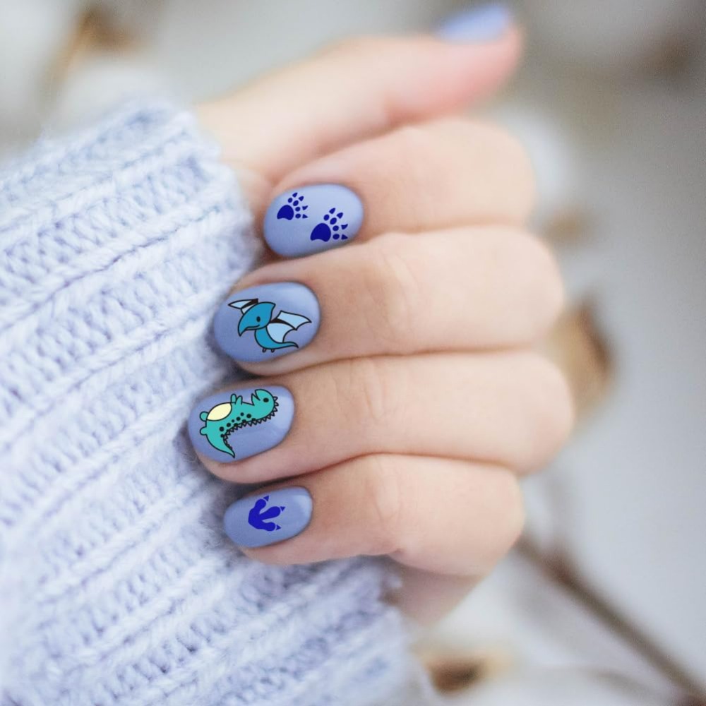 3 Buah Pelat Cap Kuku Dinosaur - Nail Stamping Plate ulasan dan harga