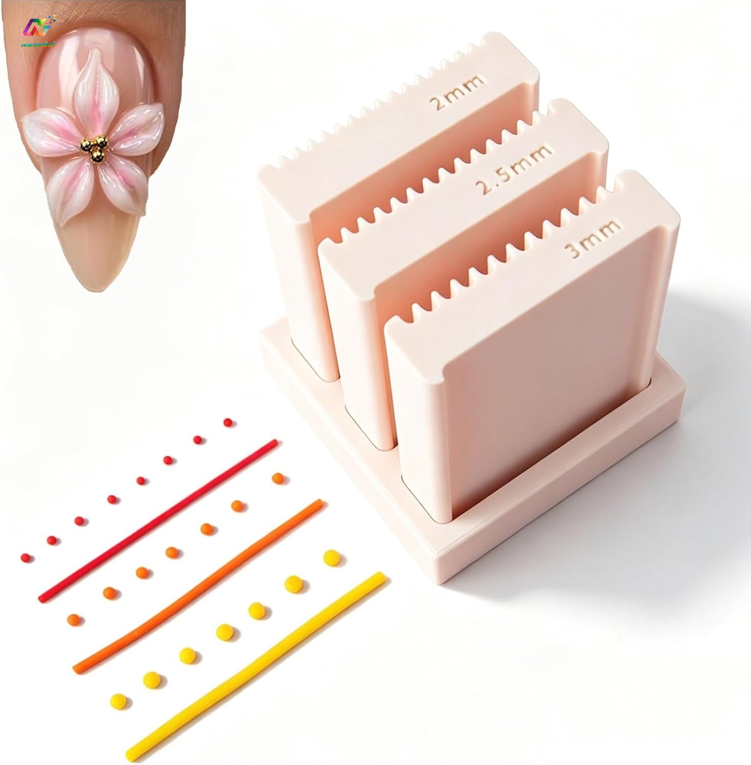 Roller Manik-manik & Bola Tana - Nail Art Overlay ulasan dan harga